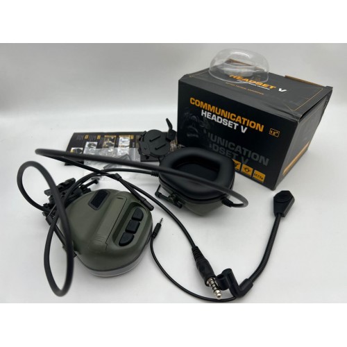 "COMMUNICATION HEADSET V" Активные тактические наушники для стрельбы в Армавире