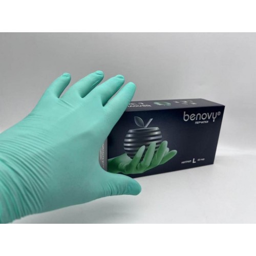 BENOVY MULTICOLOR НИТРИЛ медицинские цветные перчатки в Армавире