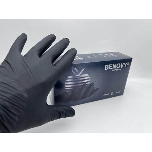 BENOVY MULTICOLOR НИТРИЛ медицинские цветные перчатки в Армавире