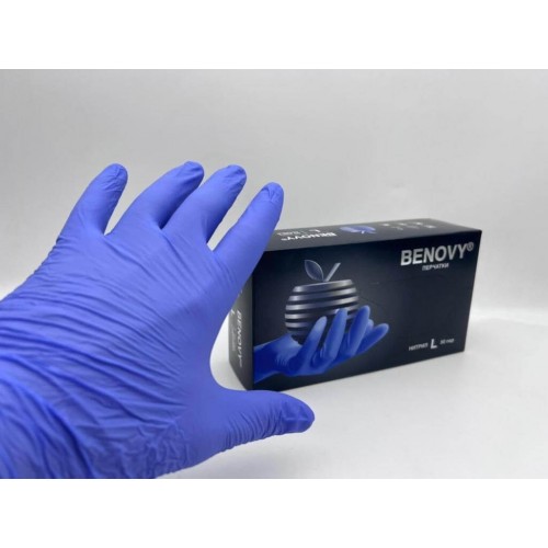 BENOVY MULTICOLOR НИТРИЛ медицинские цветные перчатки в Армавире