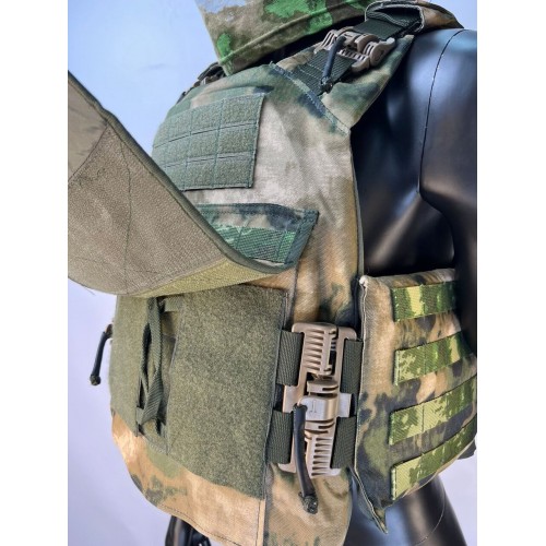 Бронежилет ЗАЩИТНИК в Армавире с кевларовым баллистическим пакетом C2, капами и бронеплитами Бр5