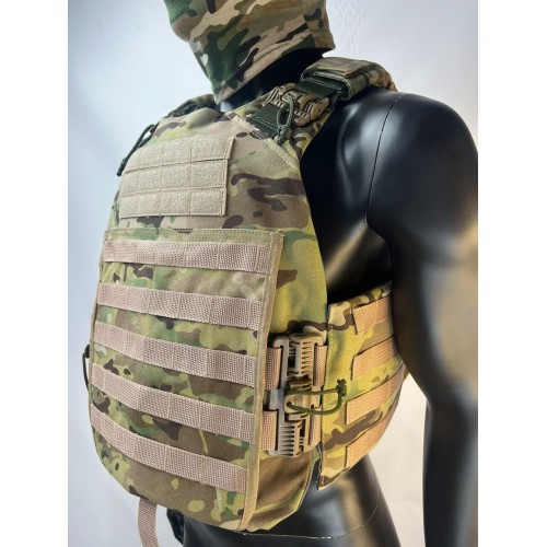 Бронежилет ЗАЩИТНИК в Армавире с кевларовым баллистическим пакетом C2, капами и бронеплитами Бр5