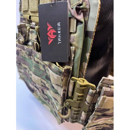 Жилет (плитник быстросъёмный YAKEDA original /разгрузка)2 с подсумками на спине в Армавире