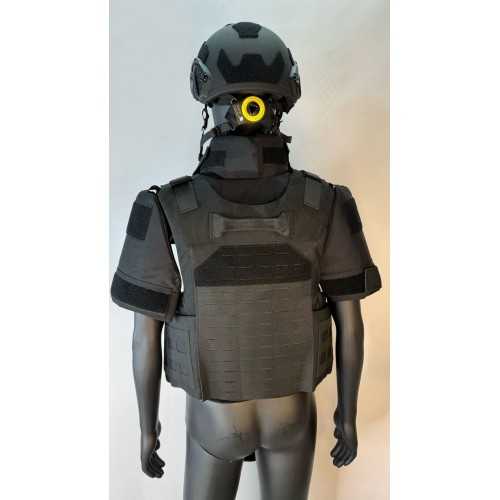 Бронежилет разгрузочный UNIVERSAL ARMOR в Армавире (СВМПЭ + бронеплиты Бр5 класса) черный