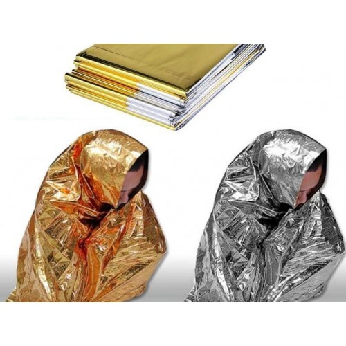 Спасательное покрывало / изотермическое одеяло 160х210 см (термоодеяло) в Армавире