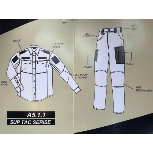 Костюм тактический А5.1.1 «Офицер» (брюки + рубашка) в Армавире