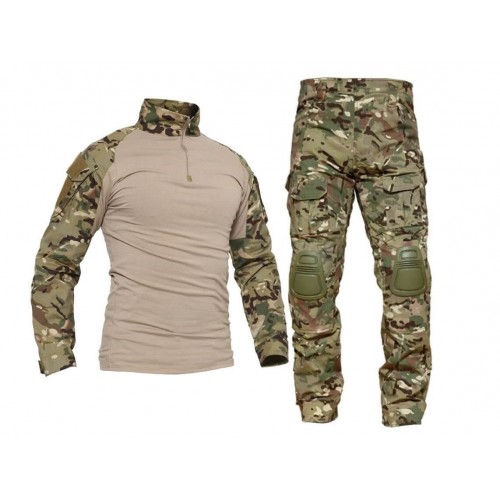Костюм тактический с наколенниками и налокотниками камуфляжный MTP «Shark  Skin» в Армавире