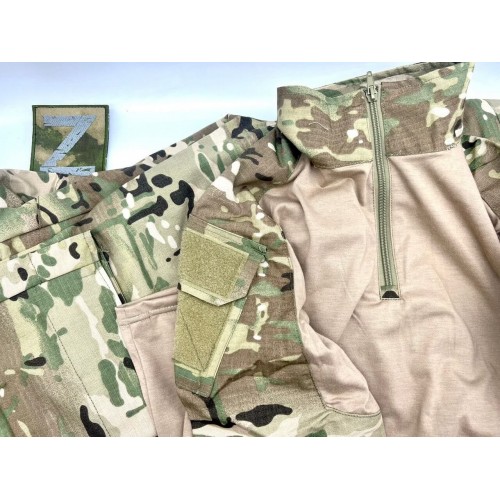 Костюм тактический с наколенниками и налокотниками камуфляжный MTP «Shark  Skin» в Армавире