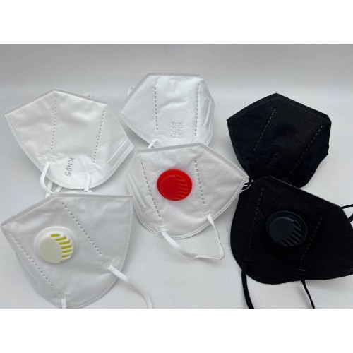 Респираторы KN95 чёрные с клапаном в Армавире