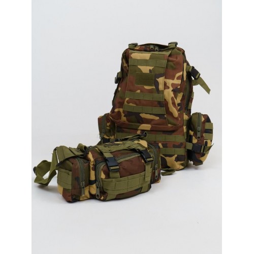 Рюкзак тактический 55 л со съемными подсумками в Армавире