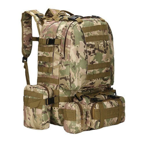 Рюкзак тактический 55 л со съемными подсумками в Армавире