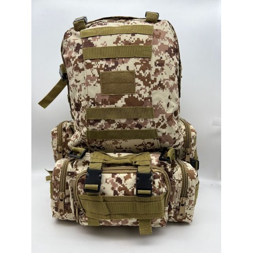 Рюкзак тактический 55 л песок/пиксель в Армавире