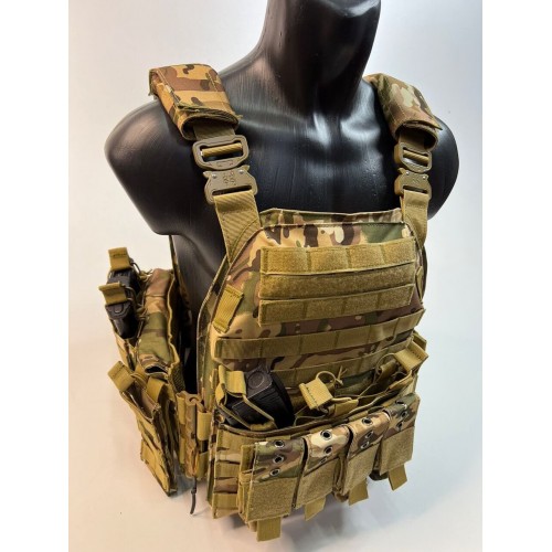 Жилет (плитник быстросъёмный/разгрузка) с возможностью установки боковых плит или боковых баллистических пакетов в Армавире