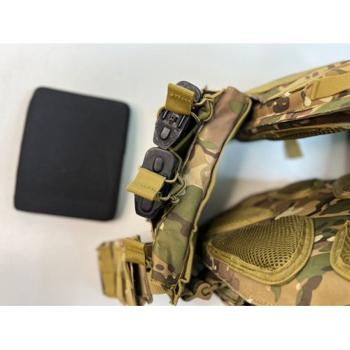 Жилет (плитник быстросъёмный/разгрузка) с возможностью установки боковых плит или боковых баллистических пакетов в Армавире