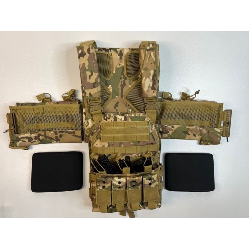 Жилет (плитник быстросъёмный/разгрузка) с возможностью установки боковых плит или боковых баллистических пакетов в Армавире