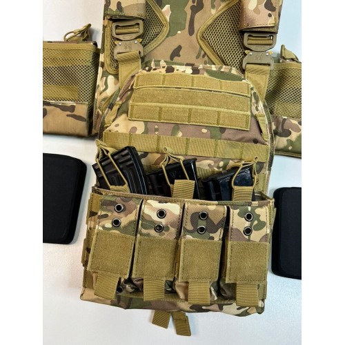 Жилет (плитник быстросъёмный/разгрузка) с возможностью установки боковых плит или боковых баллистических пакетов в Армавире